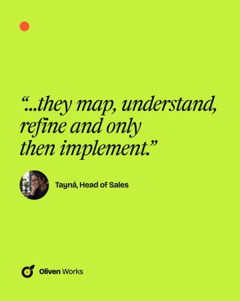 “…they map, understand, refine and only then implement.”